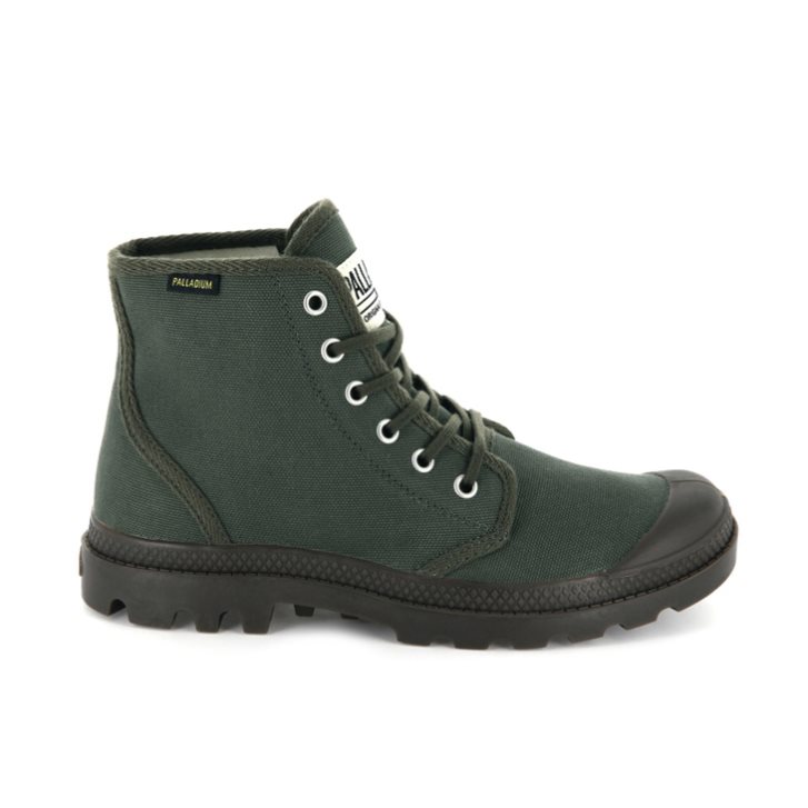 Dámské Tenisky Palladium Pampa Hi Originale High Tops Olivy Zelené | CZ CVG-08O